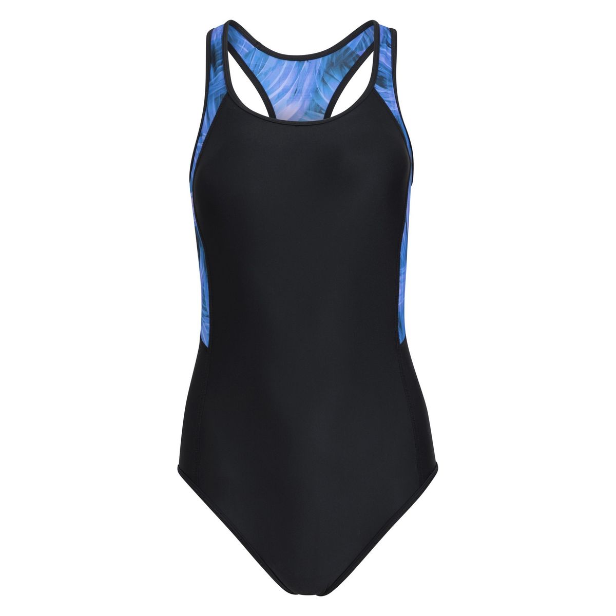 Damen Badeanzug mit Blumendruck und Racerback