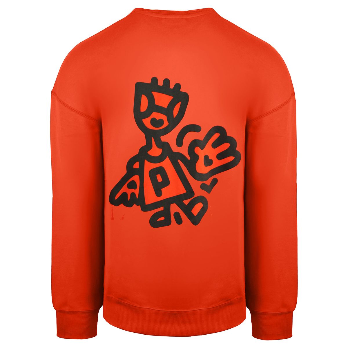 Crewneck-Sweatshirt mit Grafik-Doodles