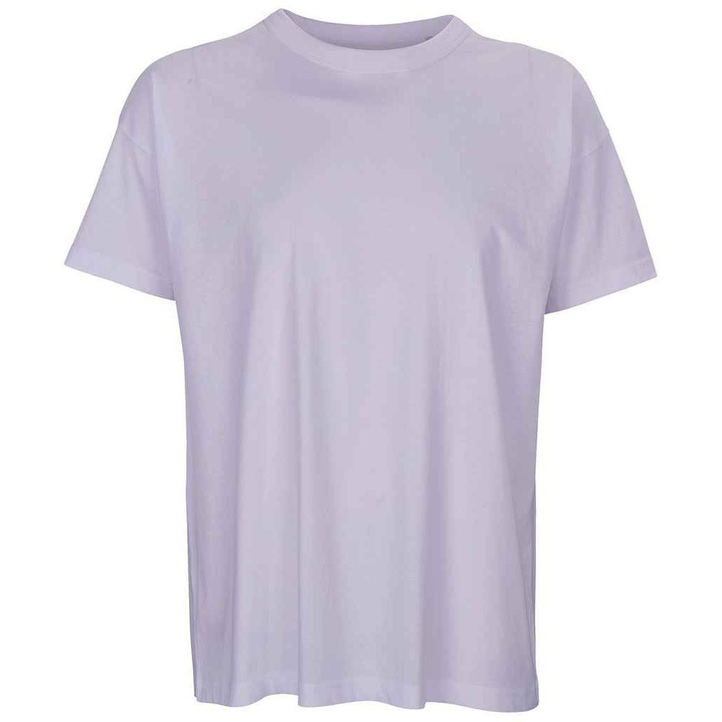 Übergroßes einfarbiges Bio-Baumwoll-T-Shirt