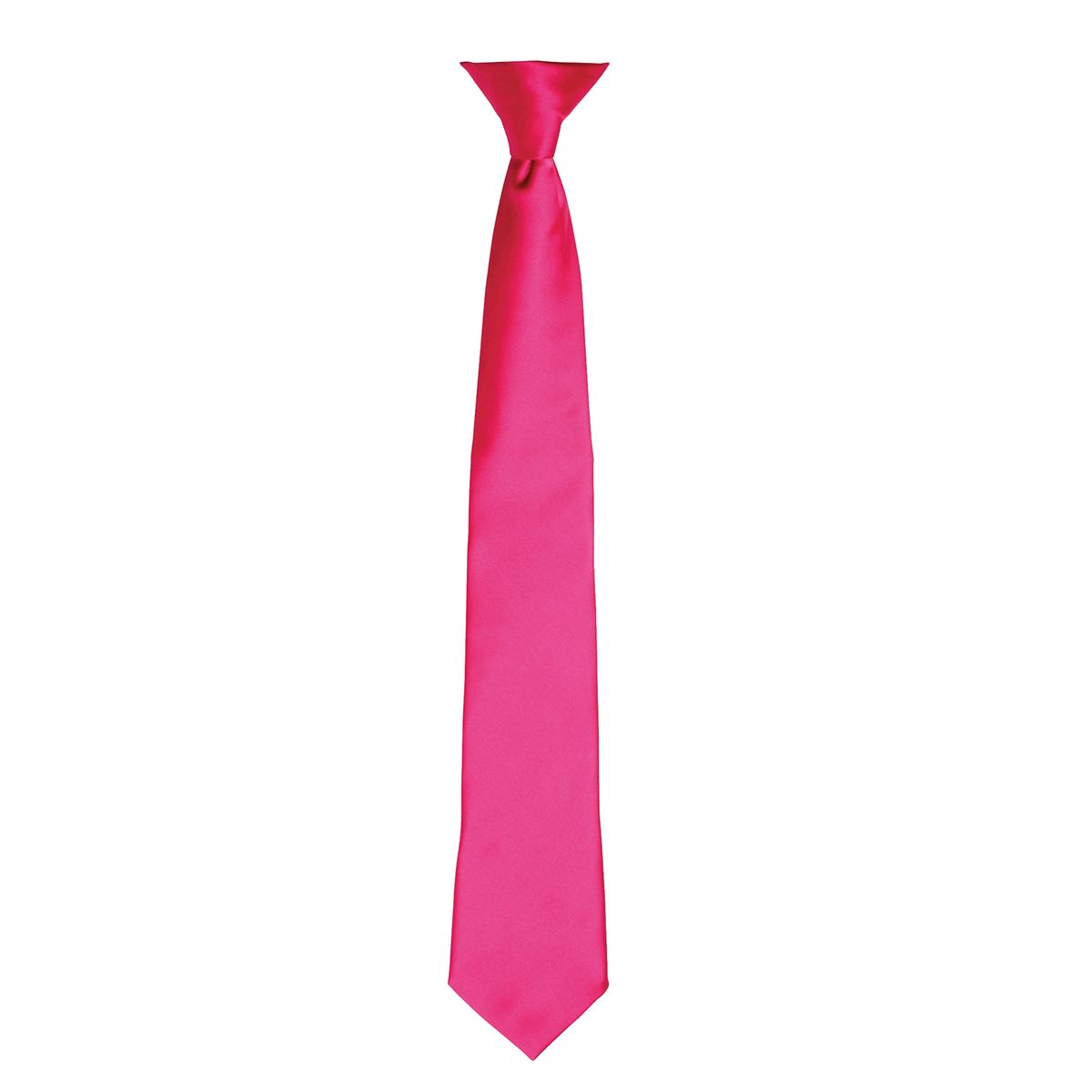Satin Clip-On Krawatte
