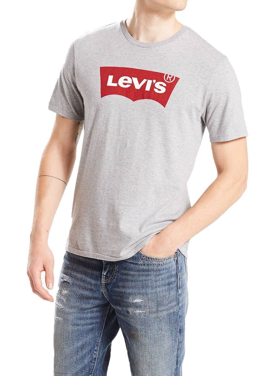 Klassisches T-Shirt mit Rundhalsausschnitt und Logo