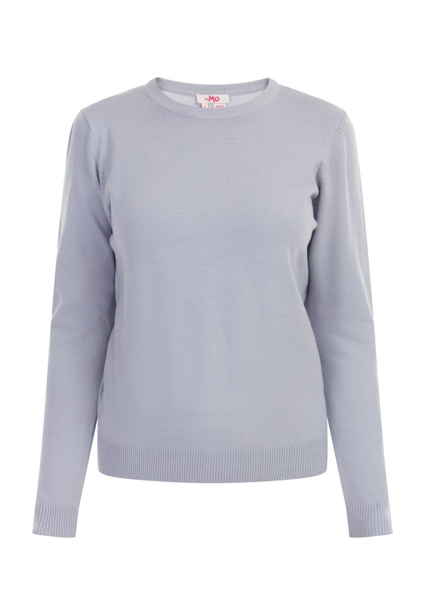 Klassischer Rundhals-Strickpullover