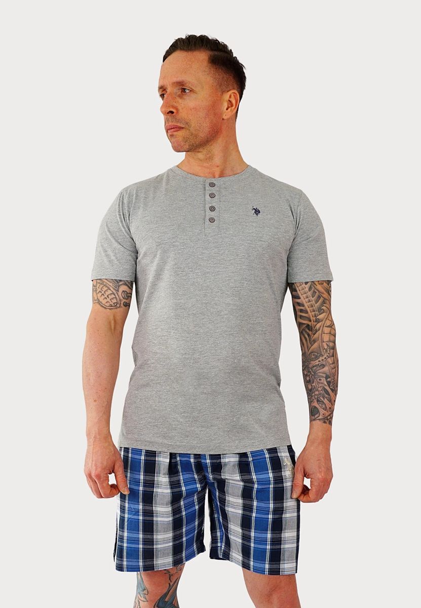 Herren Kurzarm Pyjama Set