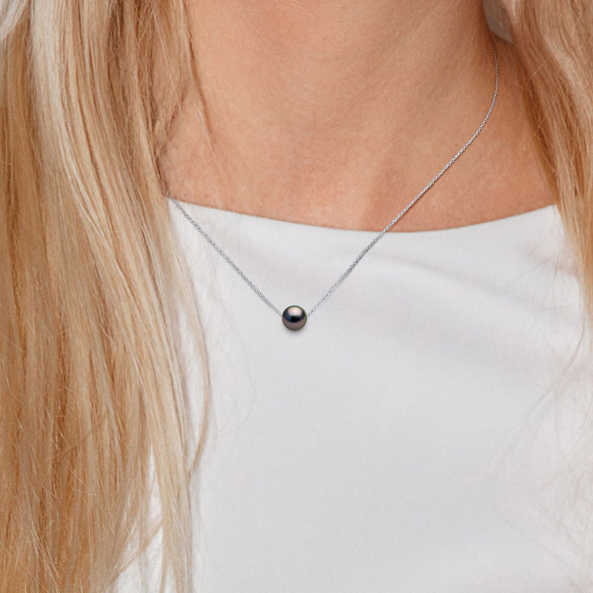 Elegantes Collier mit Tahiti-Perle
