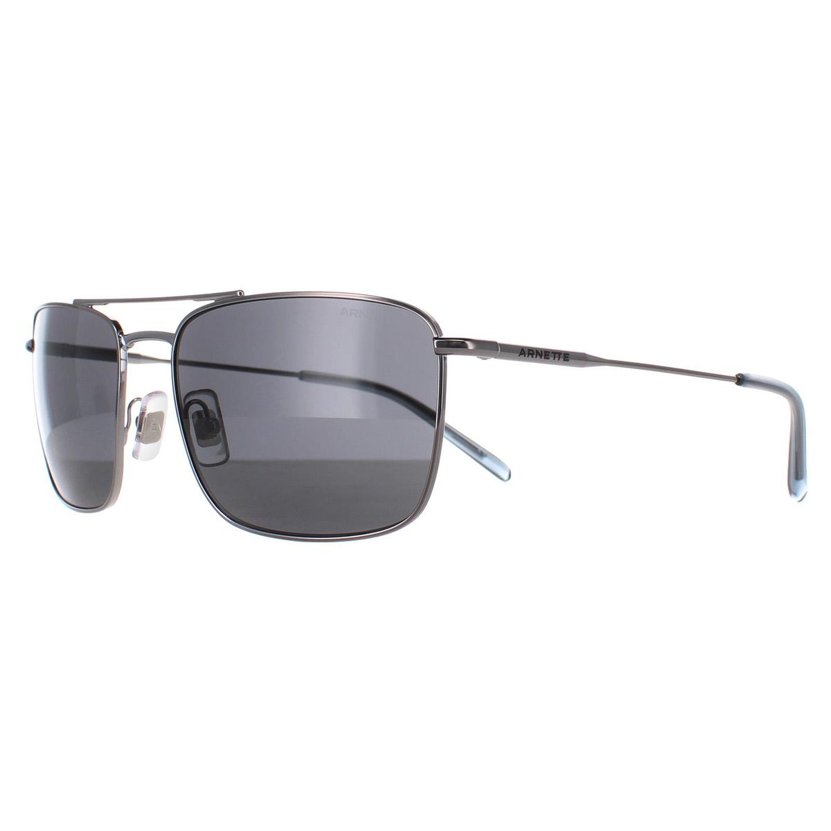 Klassische rechteckige Metallsonnenbrille