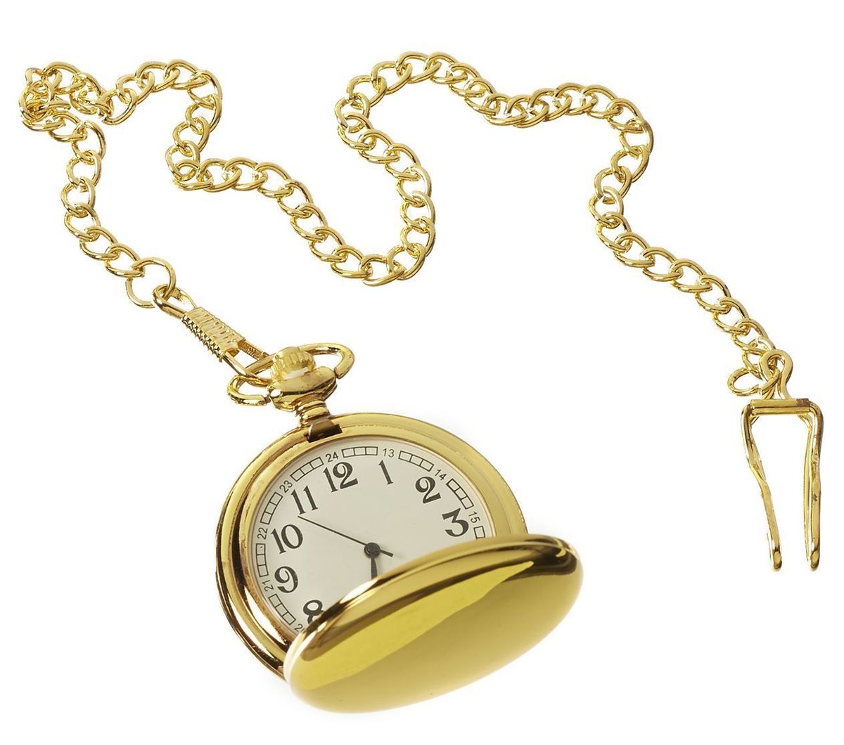 Taschenuhr im Vintage-Stil mit Kette