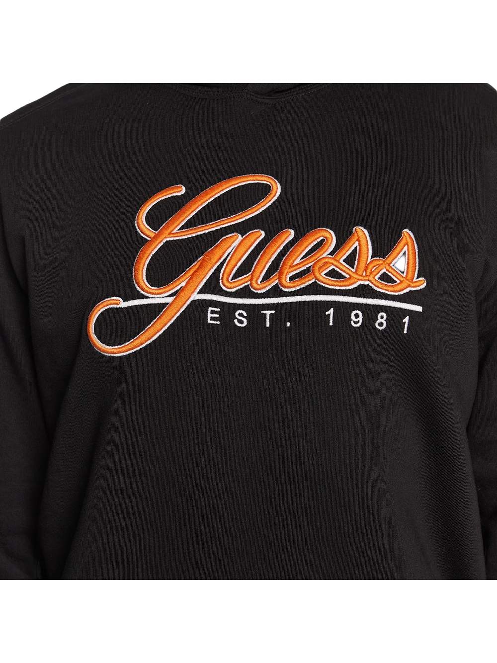 Baumwoll-Hoodie mit Schriftzug-Logo