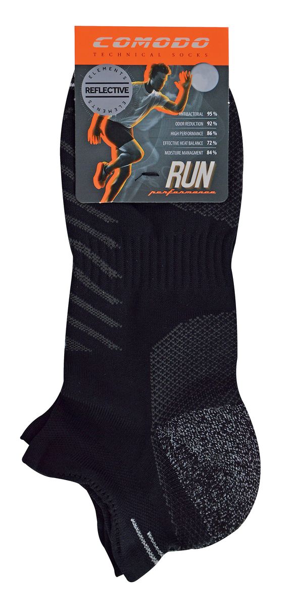 Reflektierende Low-Cut Performance-Laufsocken