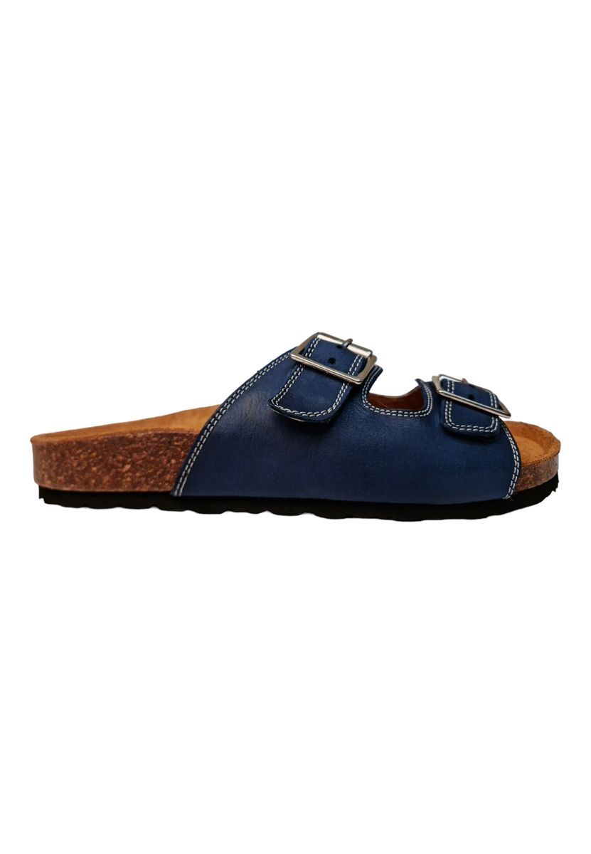 Doppel Schnalle Pantolette Sandale