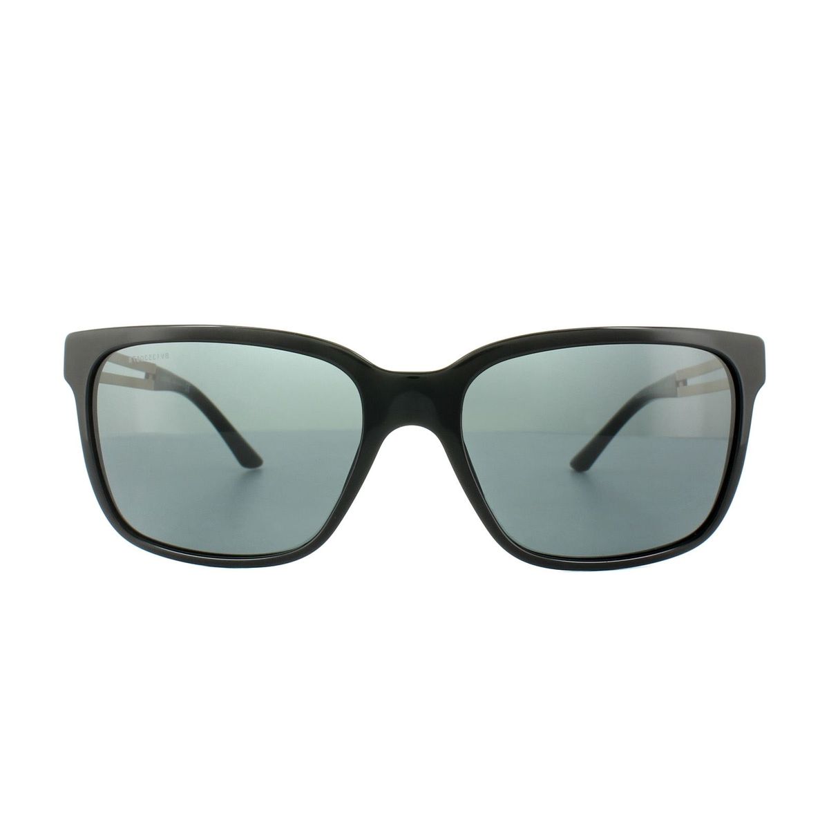 Rechteckige Sonnenbrille Schwarz