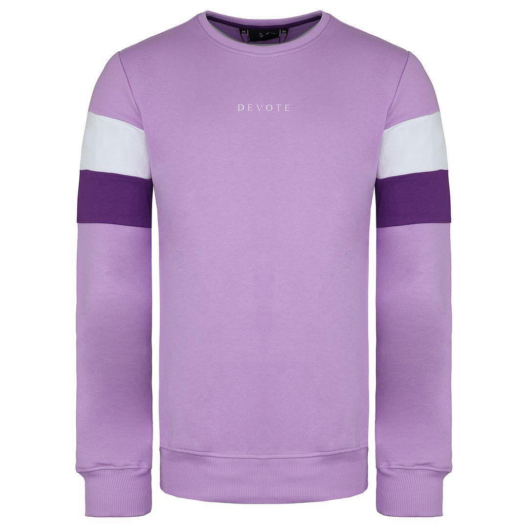 Colorblock Rundhals-Sweatshirt