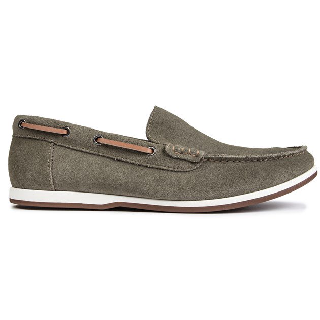 Suede Bootsschuh Deck Loafer