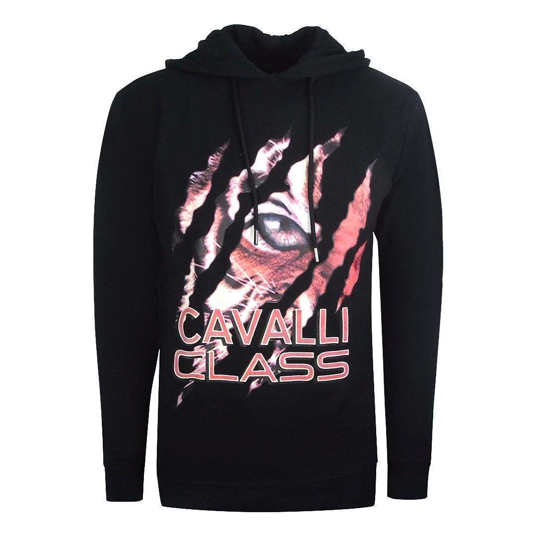 Cavalli Class Tiger Print Kapuzenpullover