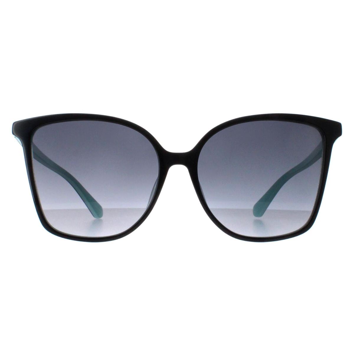 Übergroße Sonnenbrille mit schwarzem, quadratischem Rahmen