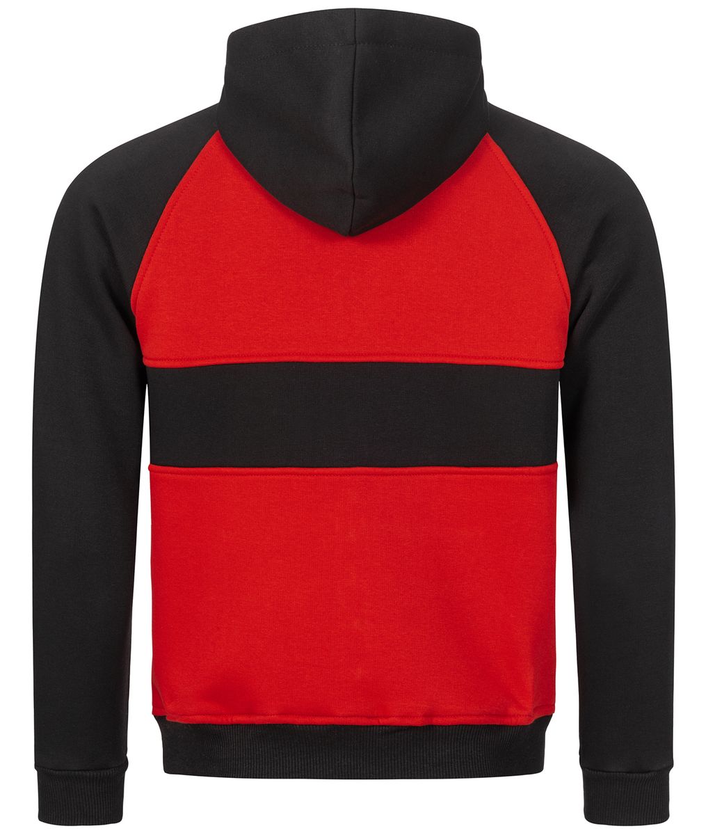 Sportlicher Kapuzen-Zip-Hoodie mit Einsätzen