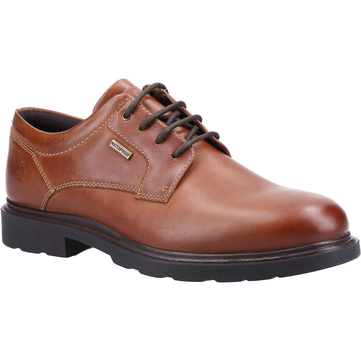 Hush Puppies Pearce Leder Herren Tan Schnürschuhe