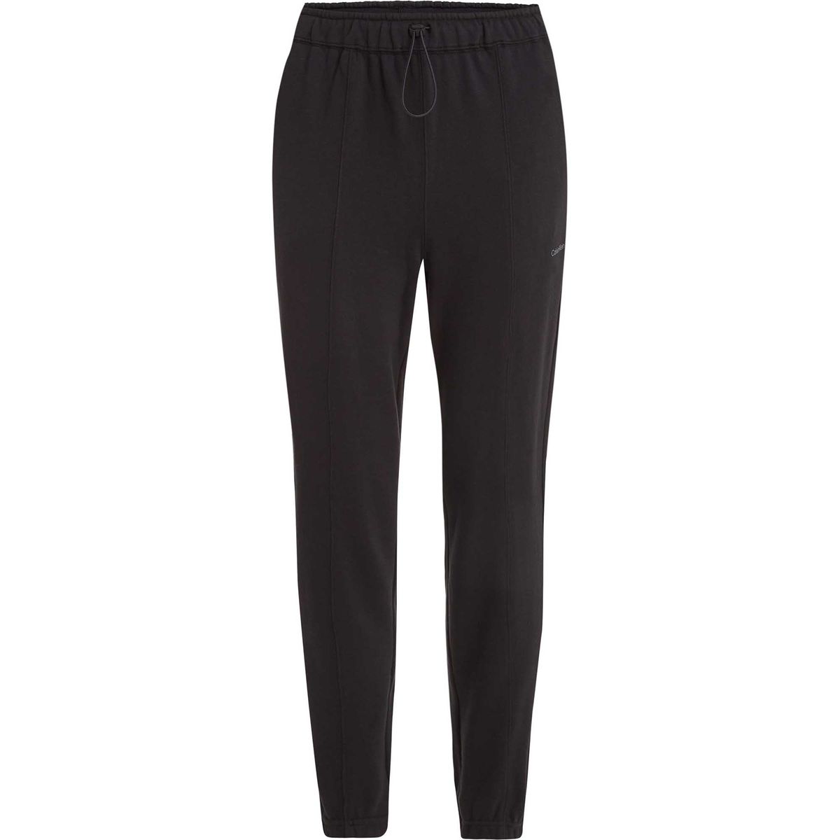 High-Waist Jogginghose mit Ziernaht