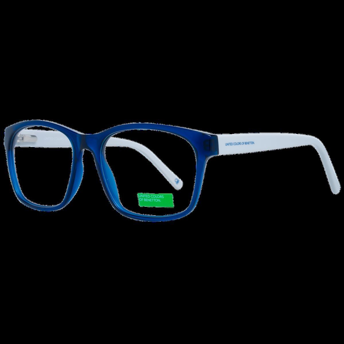 Blaue Rechteckige Vollrandbrille