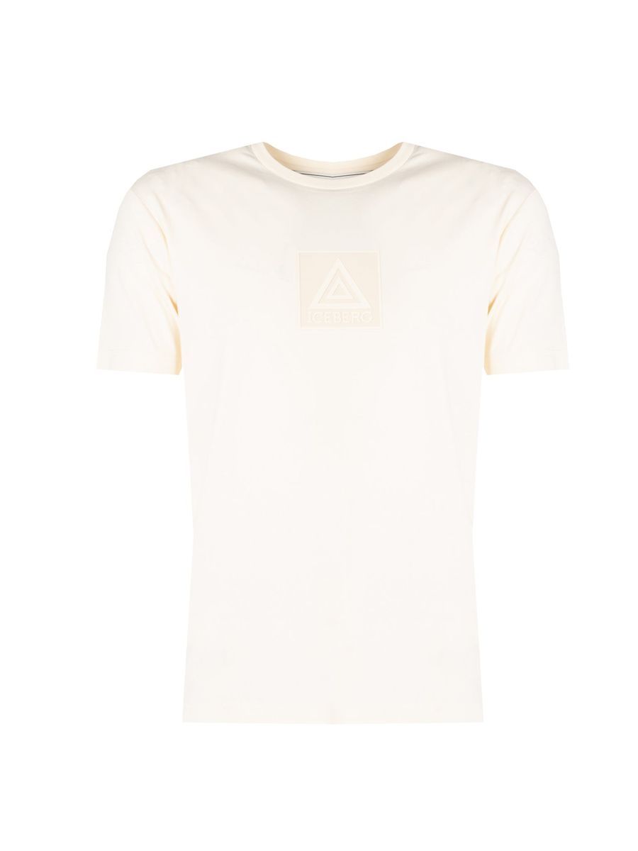 Iceberg T-Shirt C-Neck Herren beige
