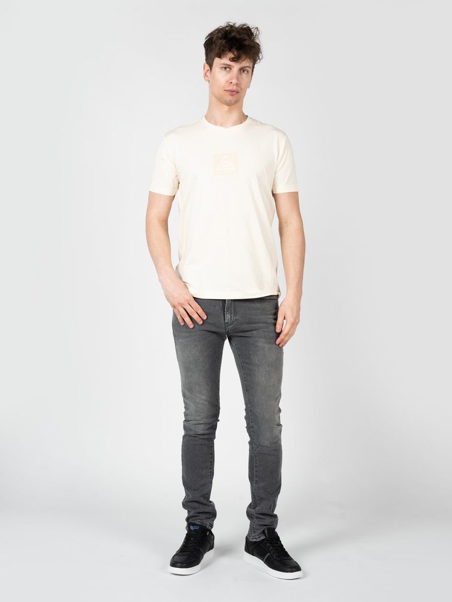 Klassisches T-Shirt mit Rundhalsausschnitt