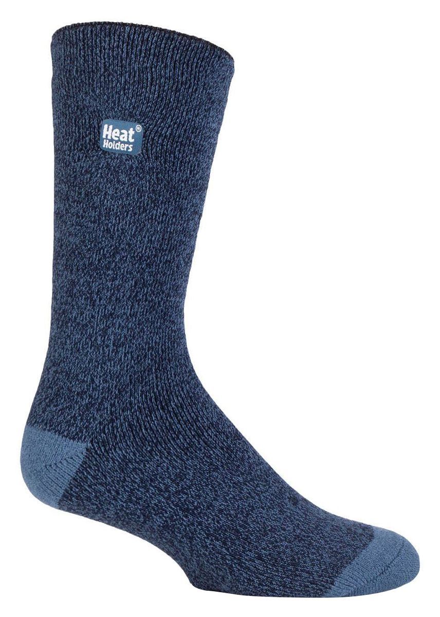 Heat Holders Lite - 3 Paar Multipack Herren isolierte thermische Socken für den Winter | dünne & warme Socken für Kleid Socken - Blau