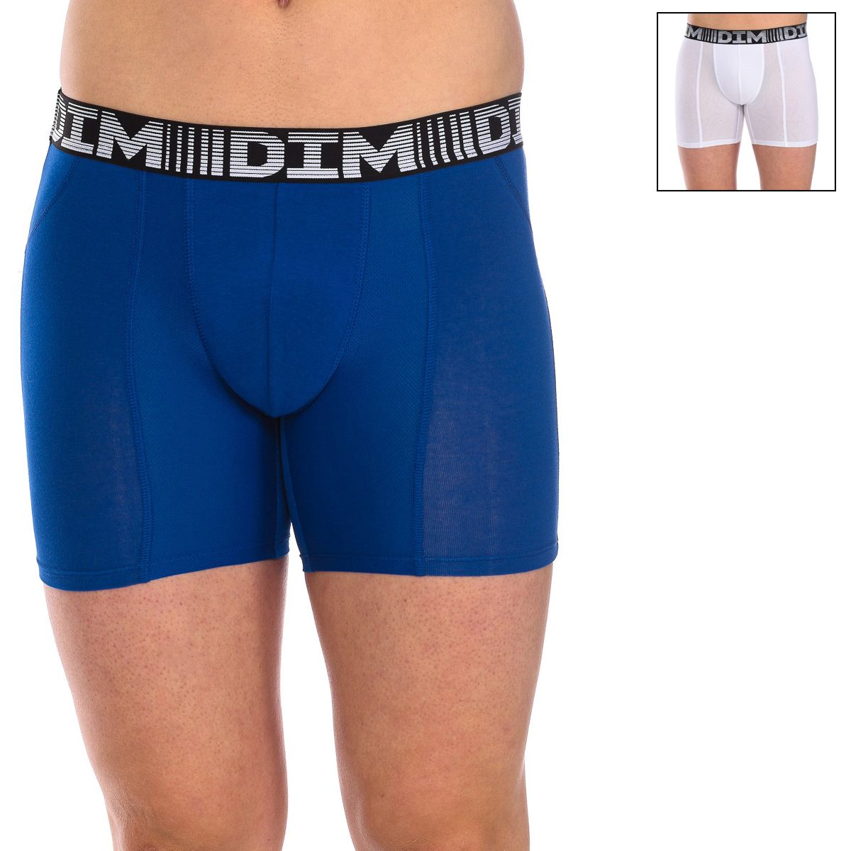 Lange Boxershorts aus Stretch-Baumwolle