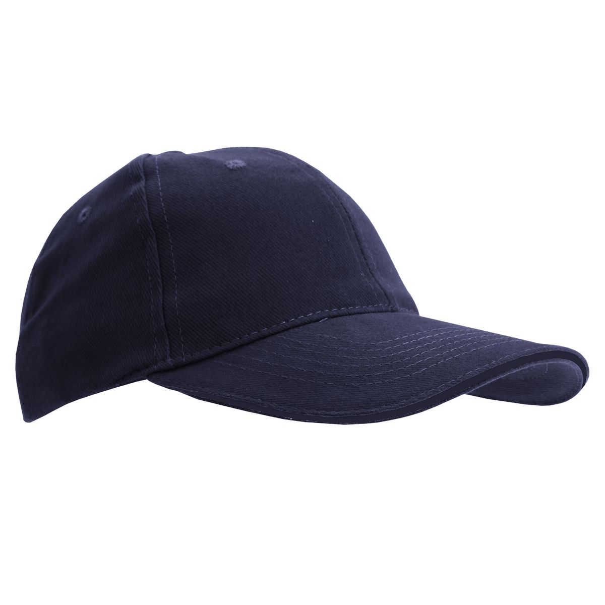 Marineblaue Baumwoll-Baseballkappe