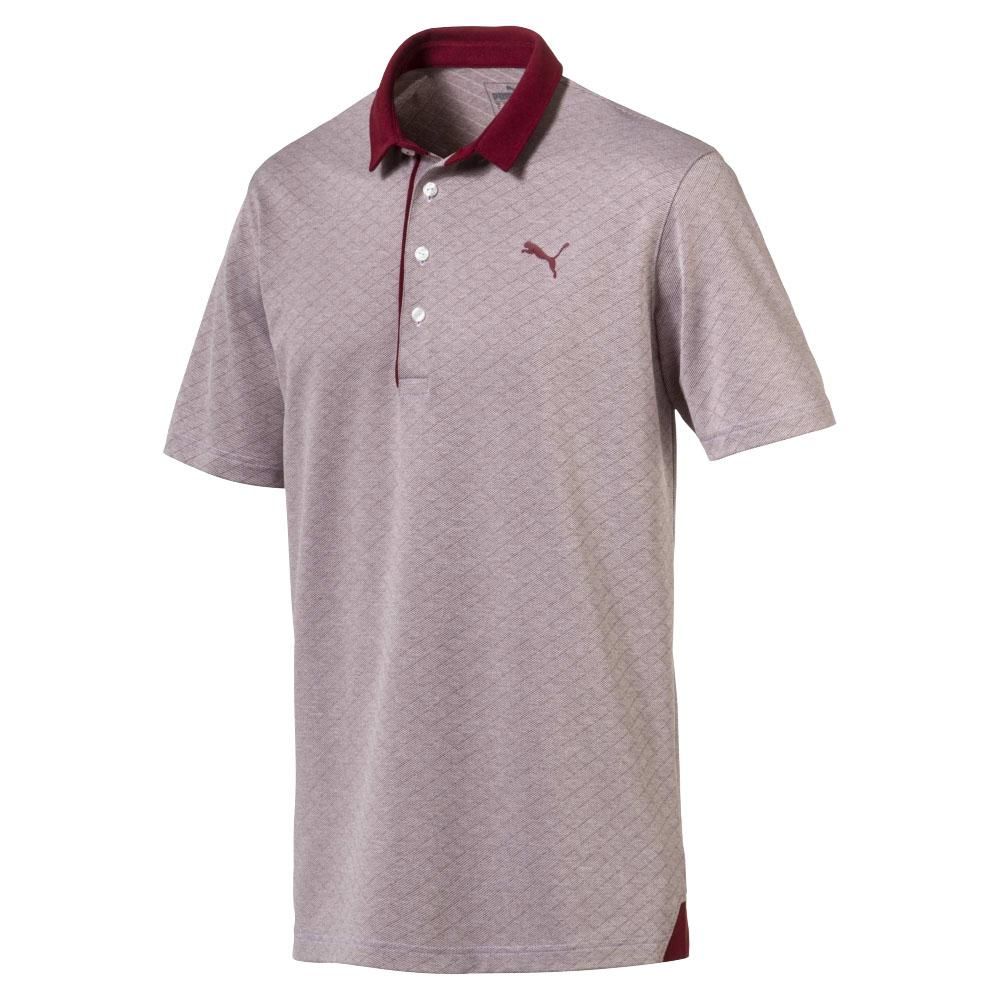 Herren Diamond Jacquard Golf Polo