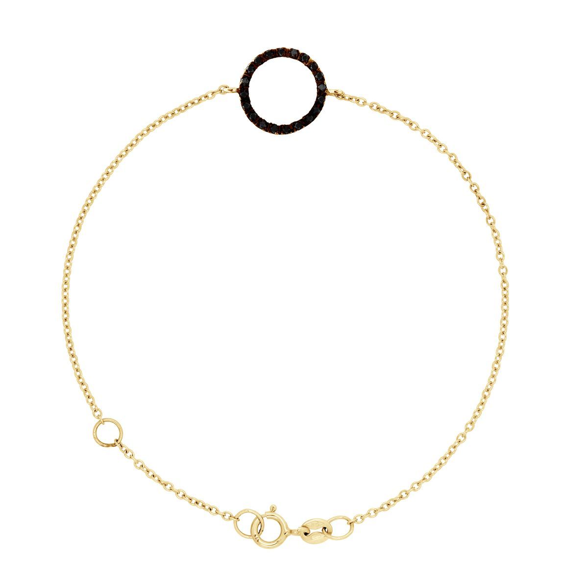 Armband mit offenem Diamant-Kreis