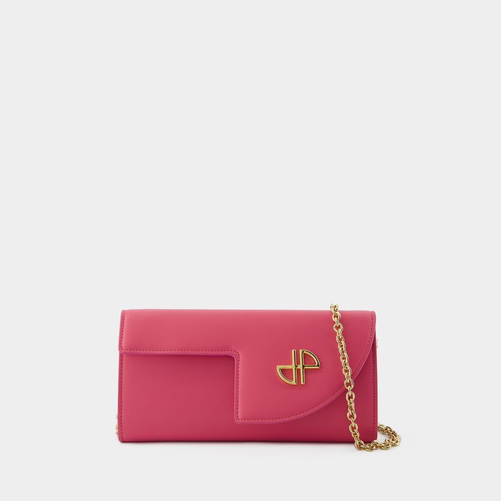 Elegante Leder-Wallet mit Kette