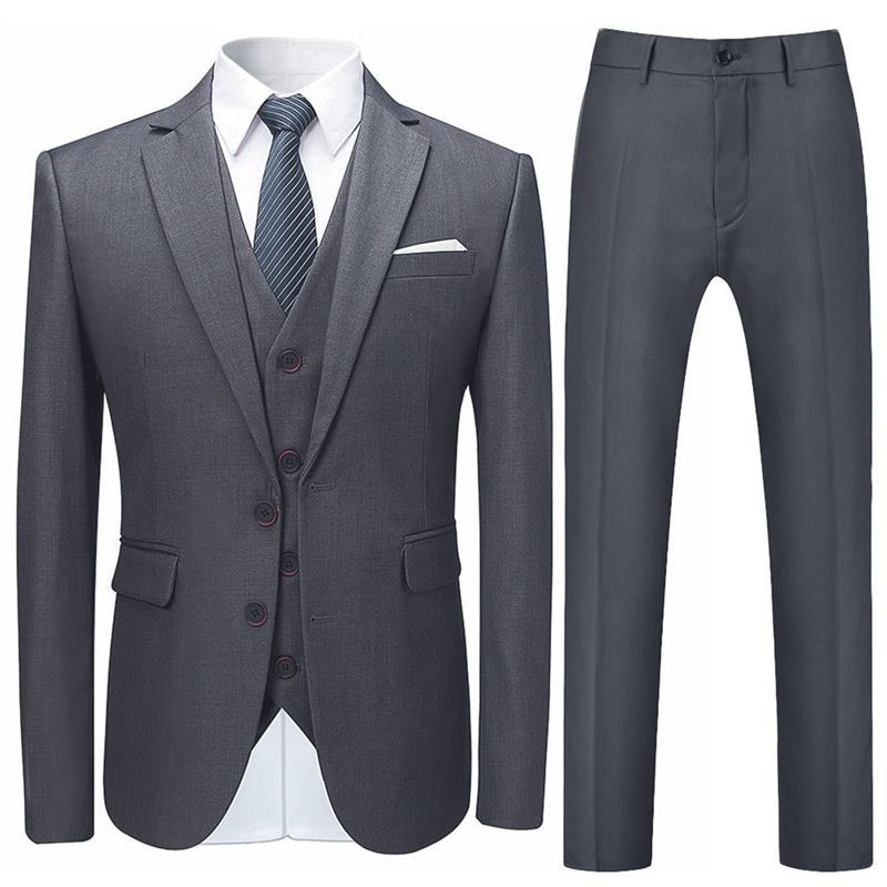 Herren Slim Fit Anzug Set
