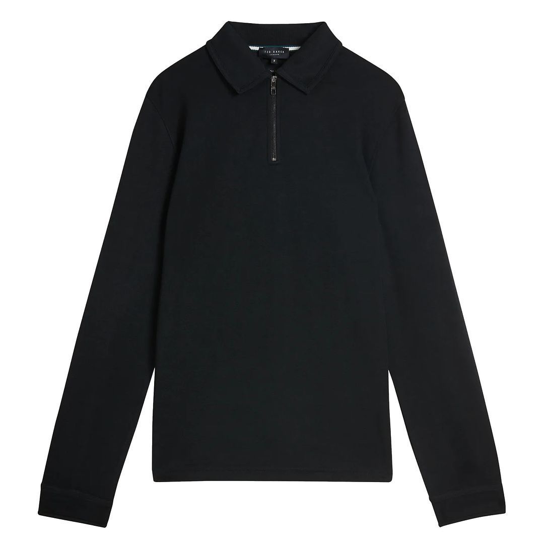 Ted Baker Karpol Herren Black Modal Pullover