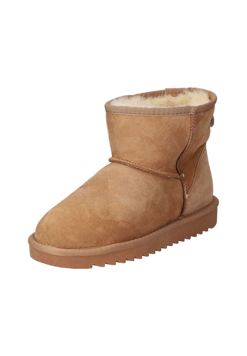 Gemütliche kurze Winterstiefel aus Wildleder