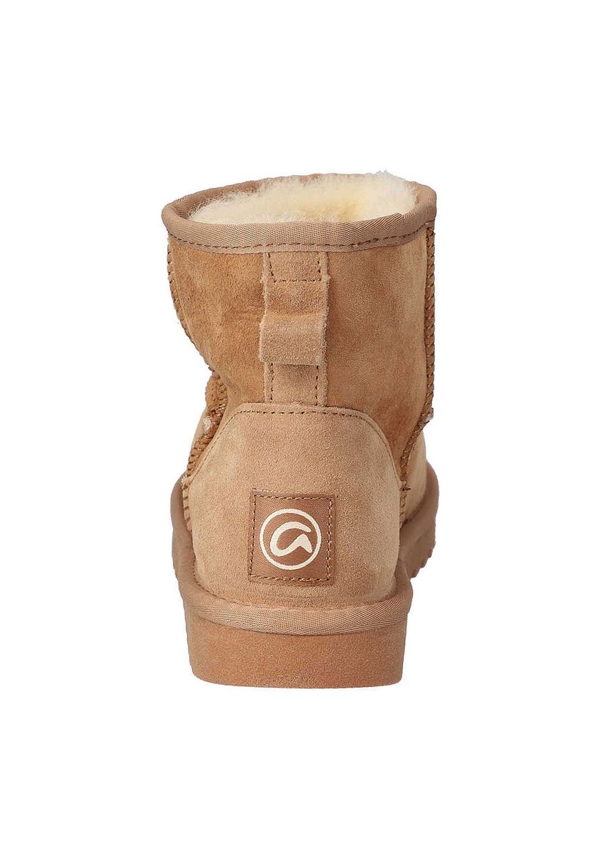 Gemütliche kurze Winterstiefel aus Wildleder