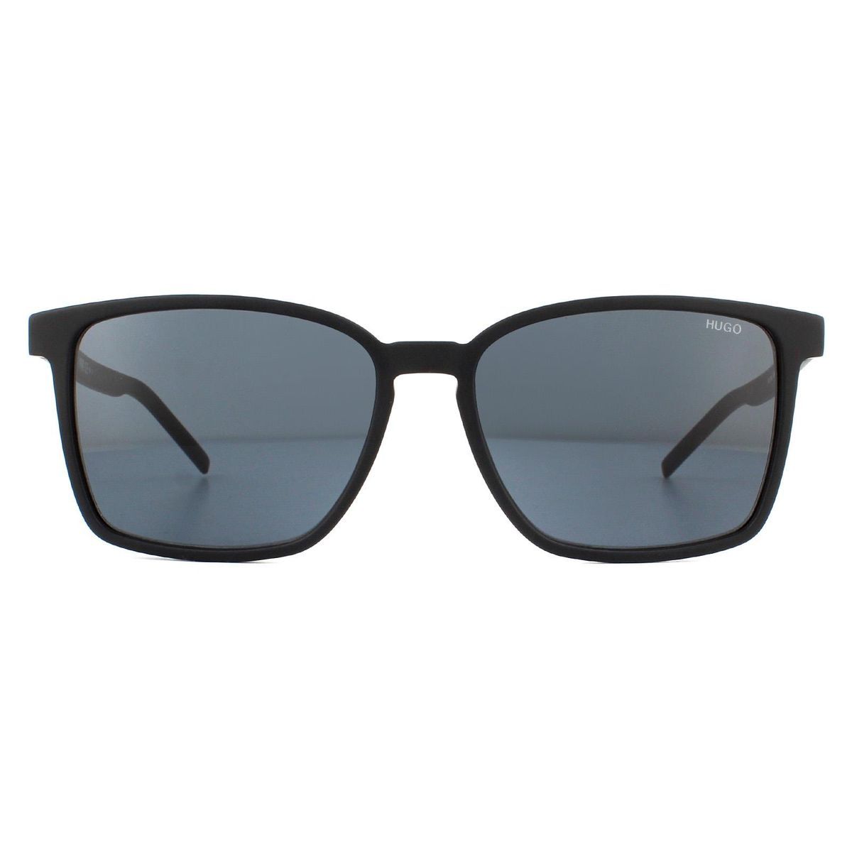 Herren Quadratische Matte Schwarze Sonnenbrille