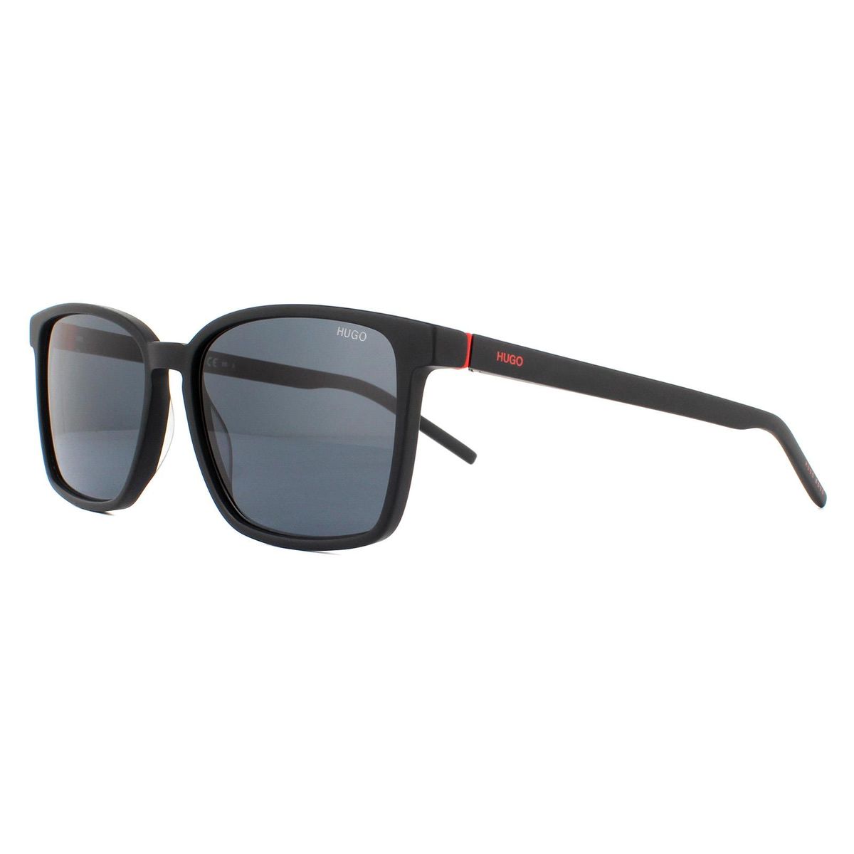 Zeitlose eckige Sonnenbrille in Matt-Optik