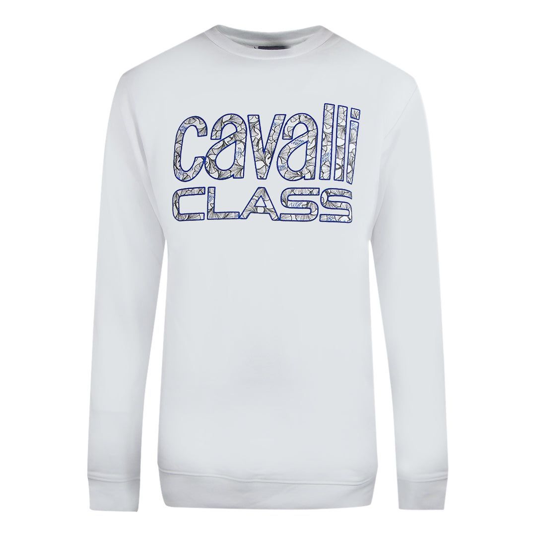 Baumwoll-Sweatshirt mit grafischem Logoprint