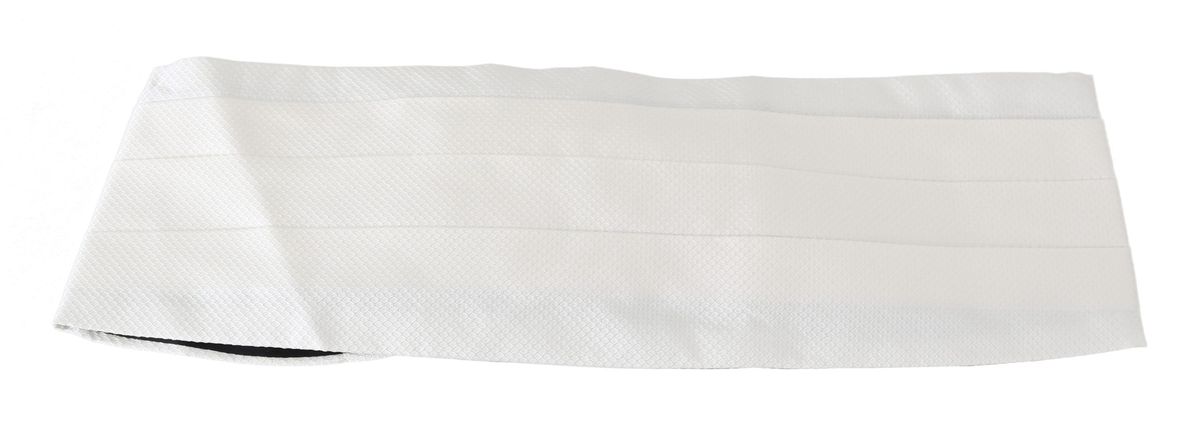 Eleganter plissierter Seiden-Kummerbund