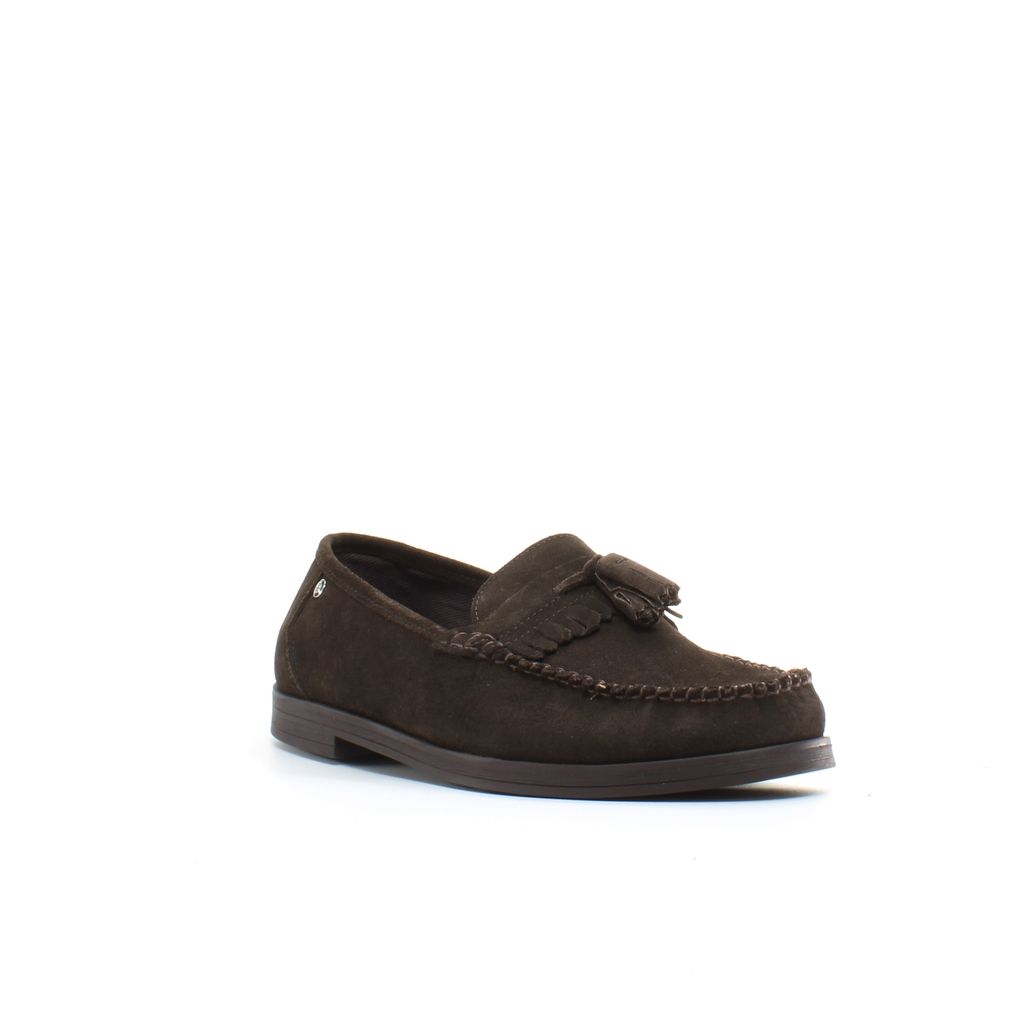 Klassische Wildleder-Quasten-Loafer