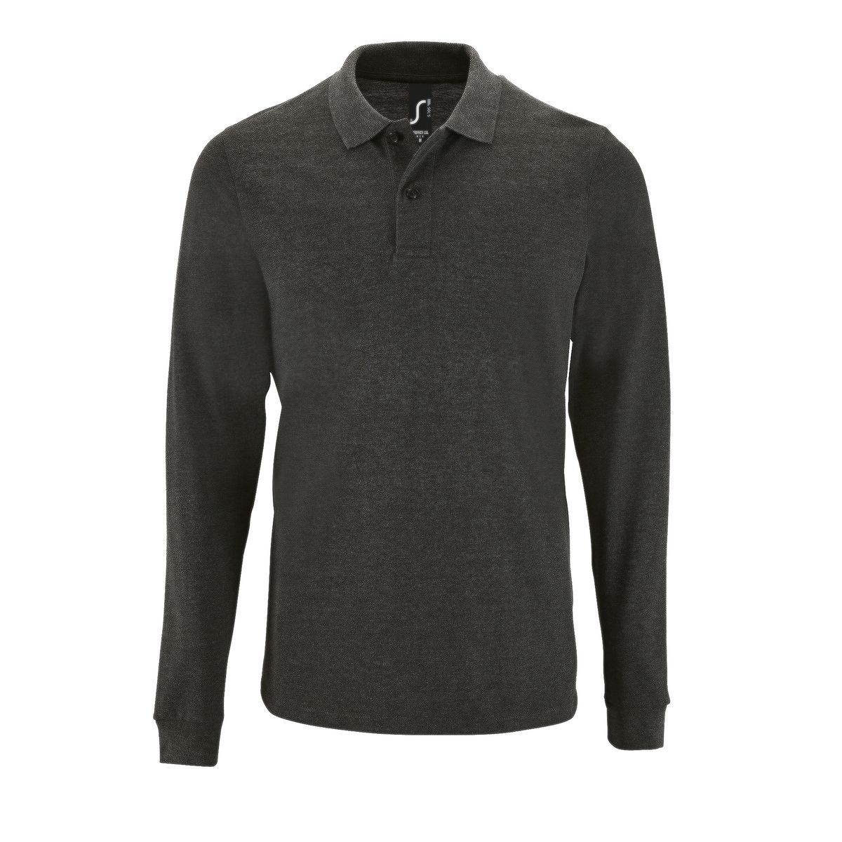 Herren Langarm Piqué Poloshirt