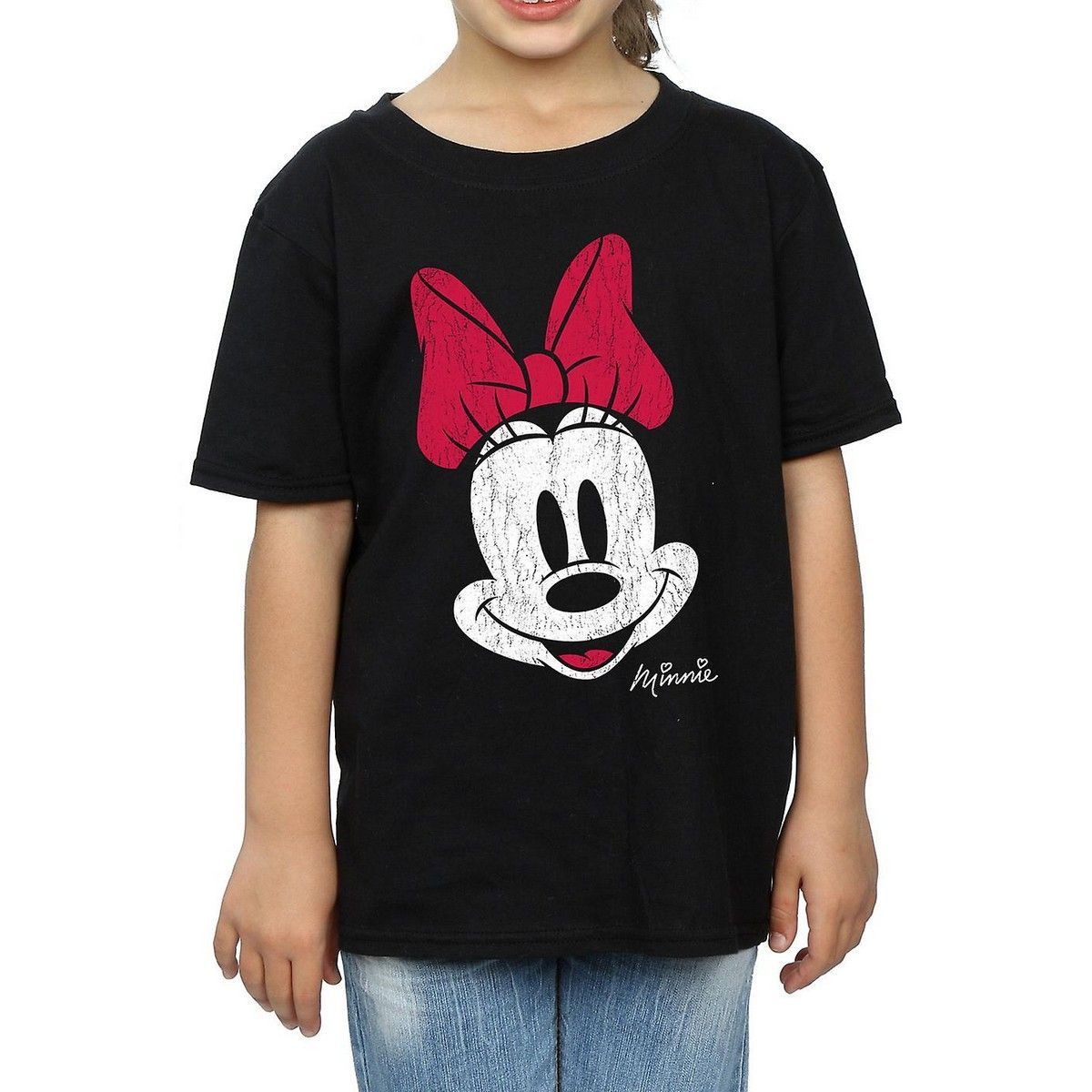 Minnie Maus Gesicht Grafik T-Shirt