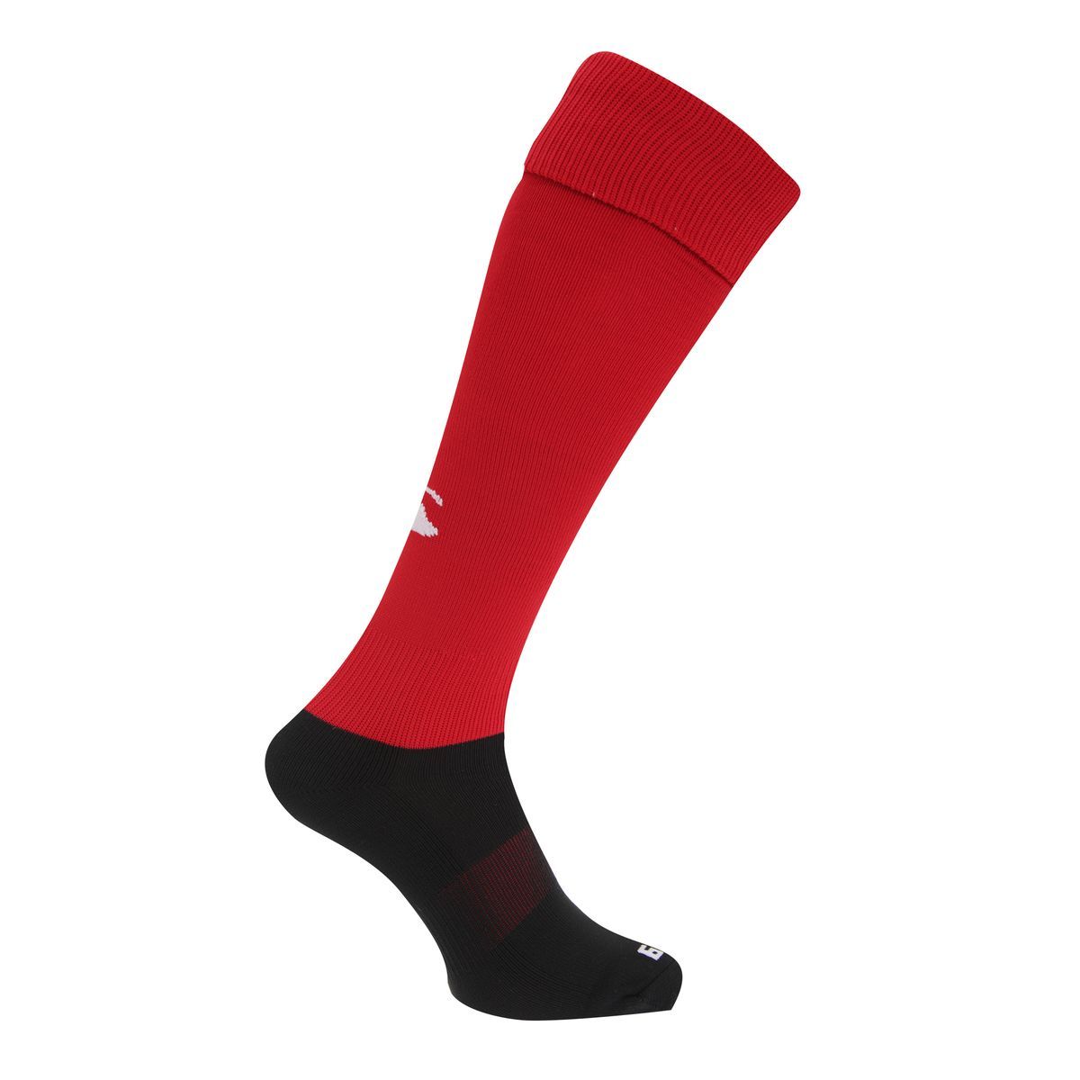 Rot-schwarze Rugby Sport Socken