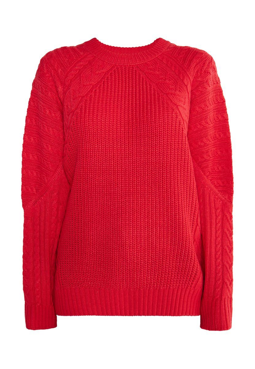 Mymo Strickpullover Damen verrotten
