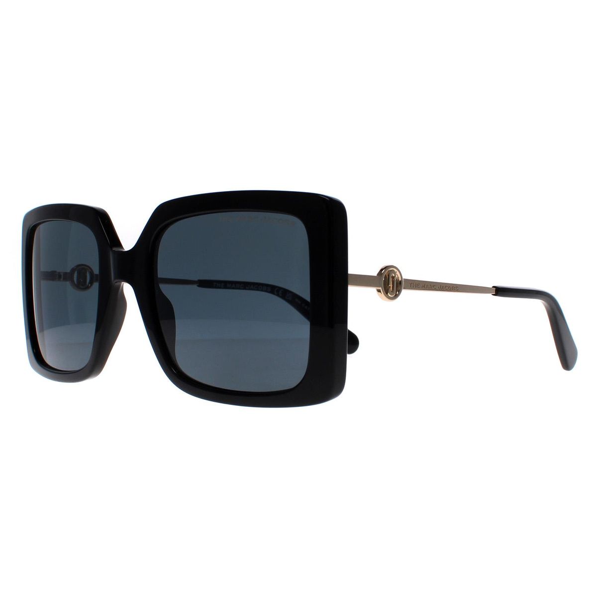 Übergroße quadratische Sonnenbrille mit Logo
