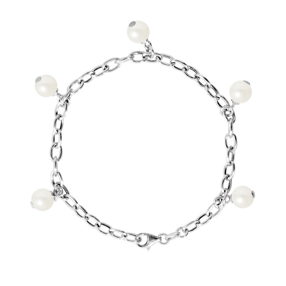 Perlenarmband aus Sterling Silber