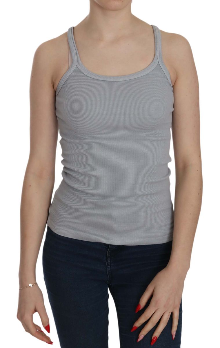 Ärmelloses geripptes Tanktop