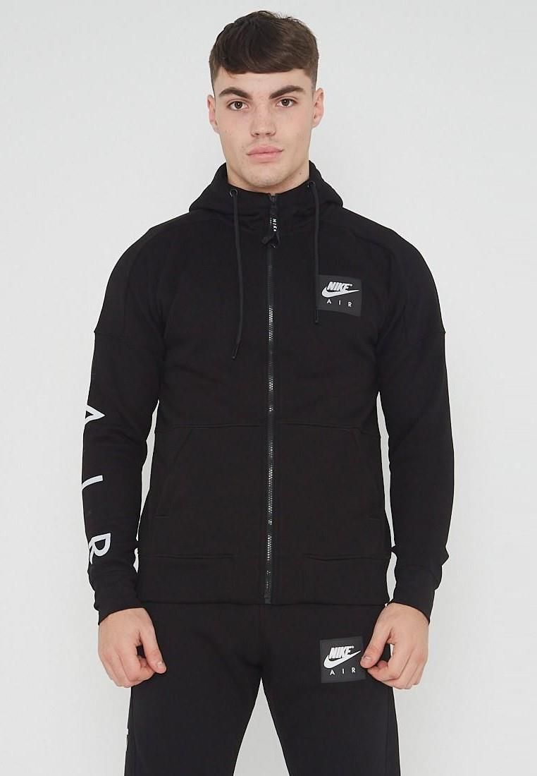 Herren Fleece Kapuzenjacke mit Reißverschluss