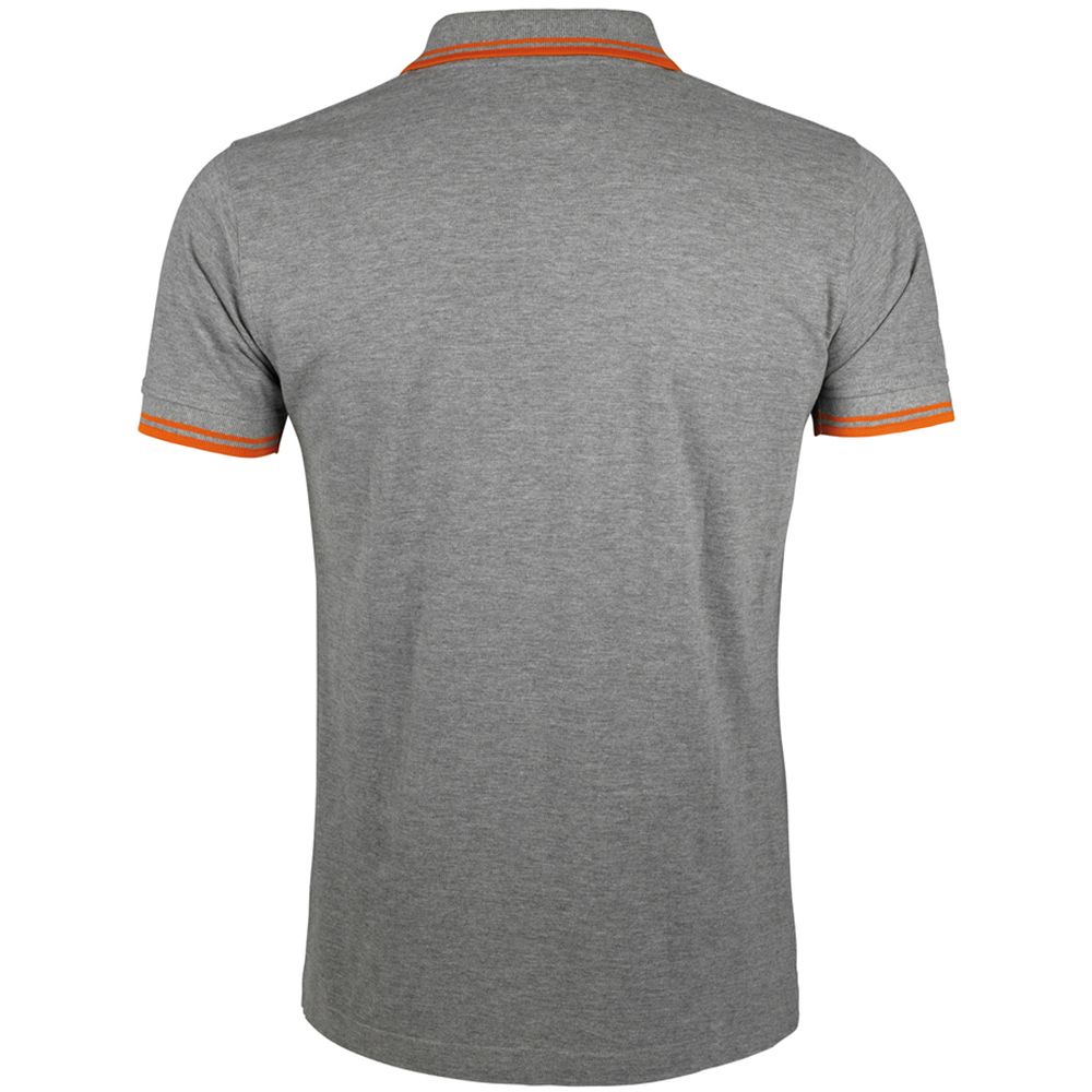Kontrastfarbenes Piqué-Poloshirt aus Baumwolle