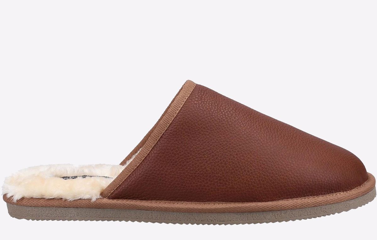 Hush Puppies Coady Wildleder-Hausschuhe Für Herren In Beigefarben