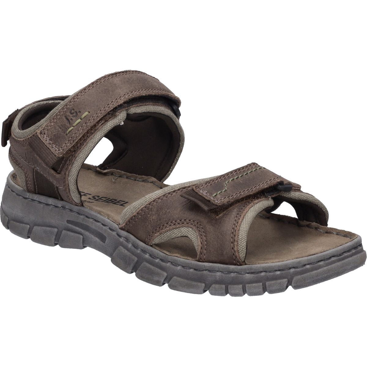 Herren-Ledersandalen mit Riemen